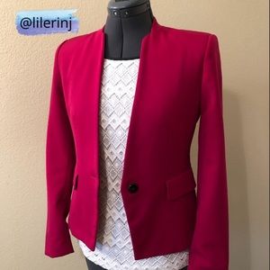 Zara Blazer in Raspberry